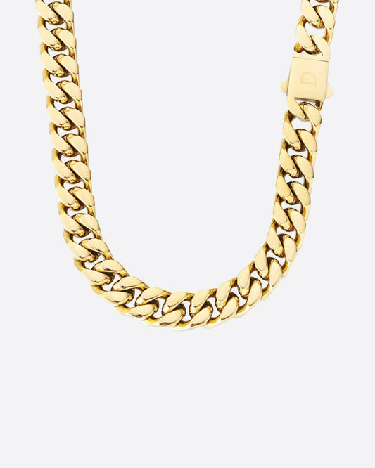 BOXED CLEAN CUBANA CHAIN. - 12MM 18K GOLD Chains Evarlox   