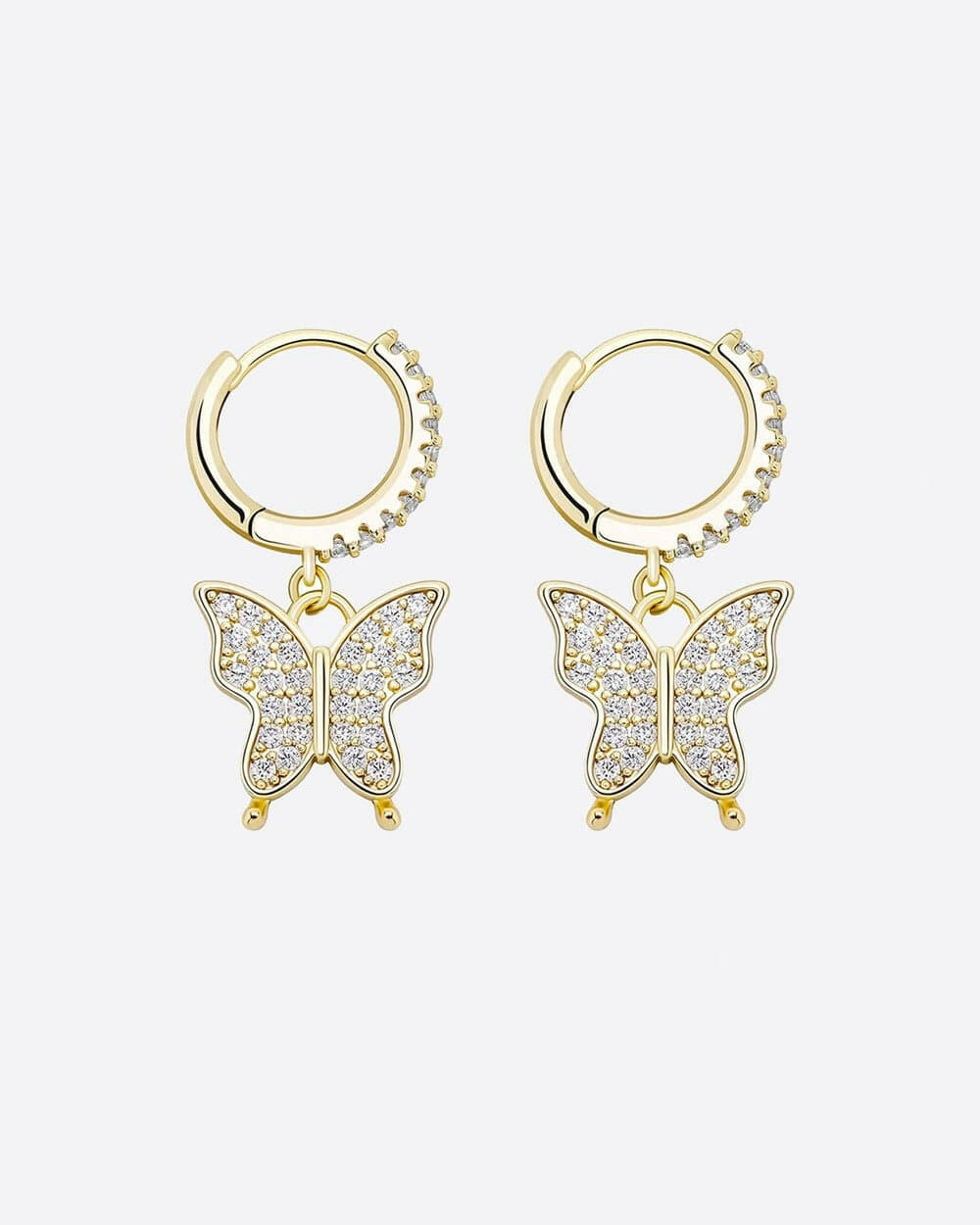 BUTTERFLIES EARRINGS. - 14K GOLD Earrings Evarlox   