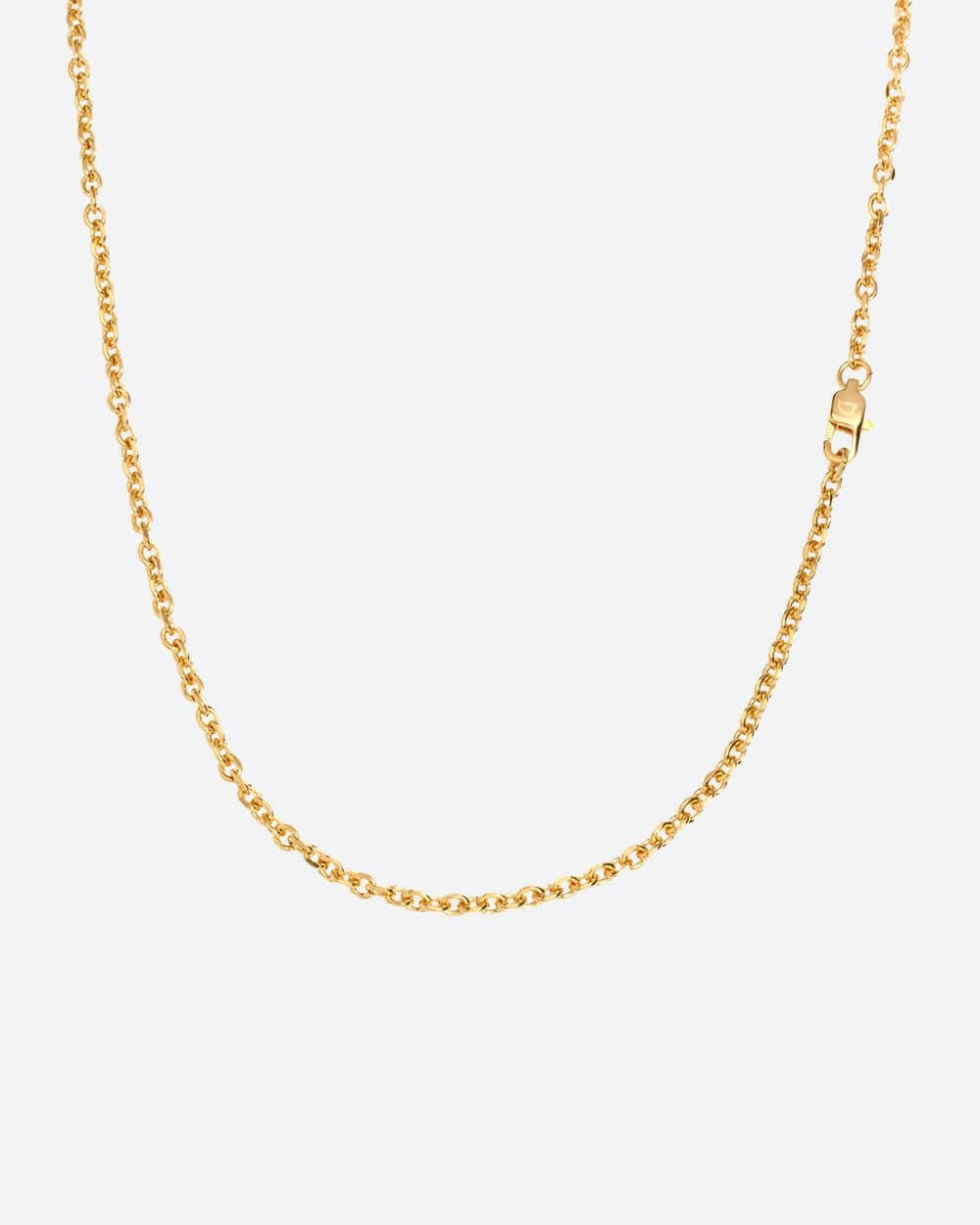 CABLE LINK CHAIN. - 3MM 18K GOLD Chains Evarlox   