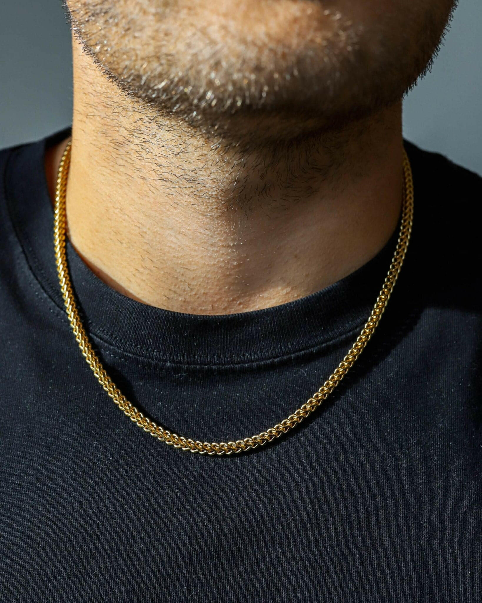 CLEAN FRANCO CHAIN. - 3MM 18K GOLD Chains Evarlox   