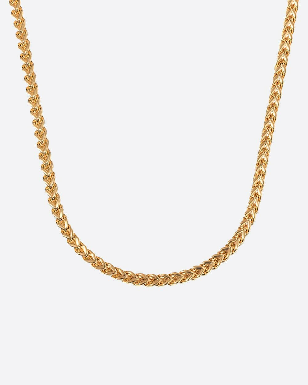 CLEAN FRANCO CHAIN. - 3MM 18K GOLD Chains Evarlox   