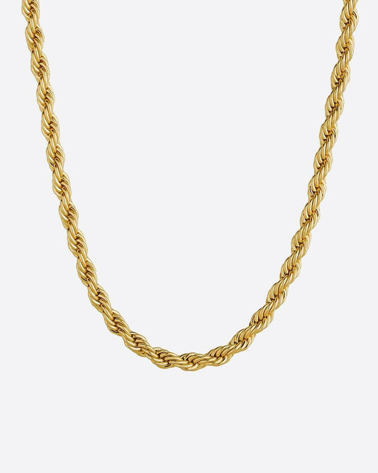 CLEAN ROPE CHAIN. - 3MM 18K GOLD Chains Evarlox   