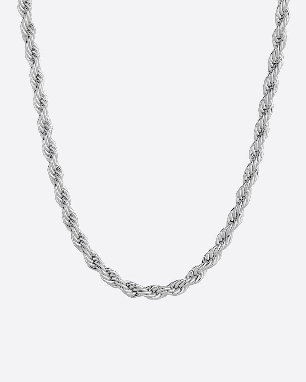 CLEAN ROPE CHAIN. - 3MM WHITE GOLD Chains Evarlox   