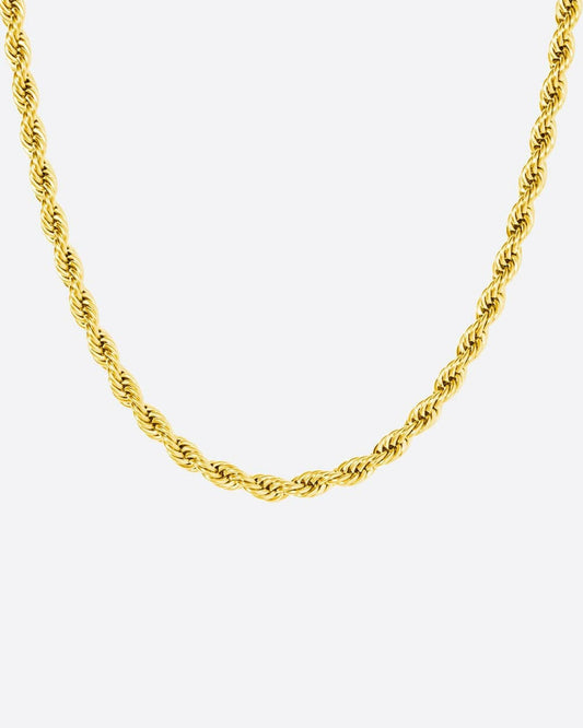 CLEAN ROPE CHAIN. - 6MM 18K GOLD Chains Evarlox   