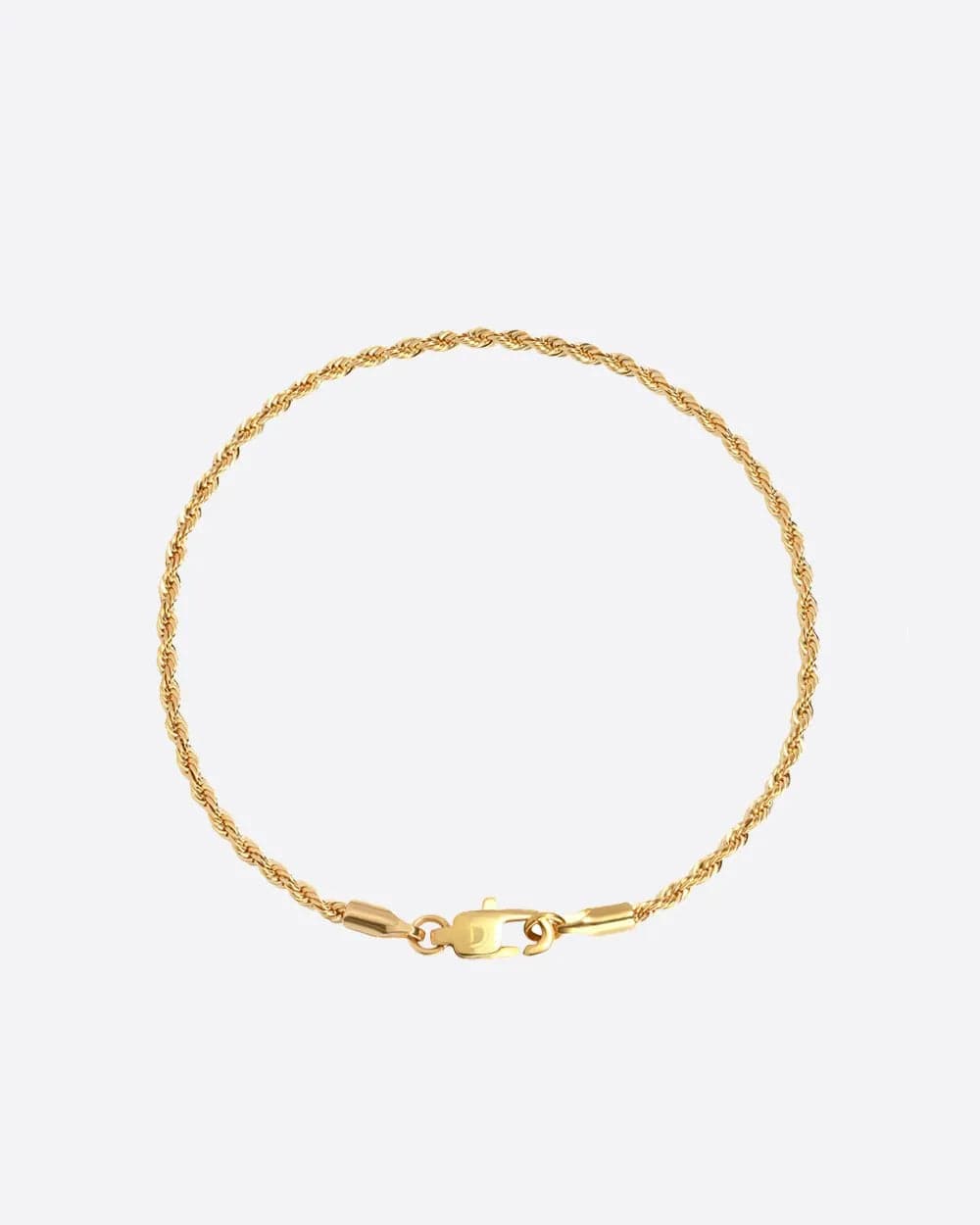 CLEAN ROPE BRACELET. - 2MM 18K GOLD Bracelets Evarlox   