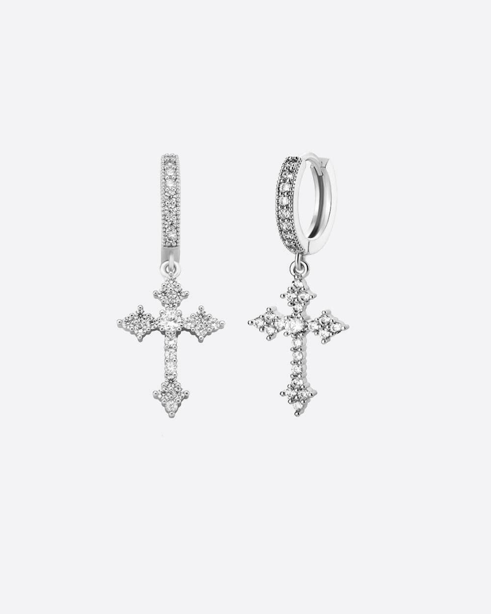 FAITH EARRINGS. - WHITE GOLD Earrings Evarlox   