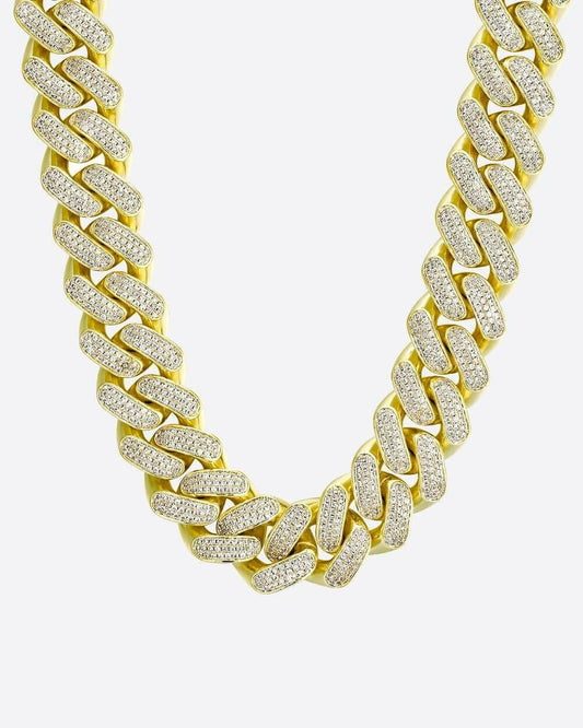 FREEZY CUBANA CHAIN. - 20MM 18K GOLD Chains Evarlox   