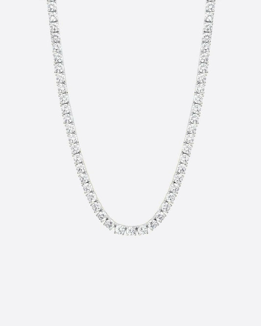 ICE BREAKER CHAIN. - 3MM WHITE GOLD Chains Evarlox   