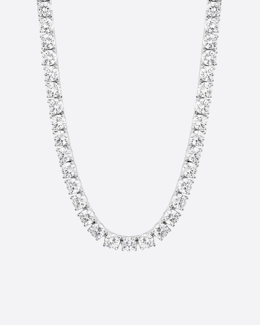 ICE BREAKER CHAIN. - 5MM WHITE GOLD Chains Evarlox   