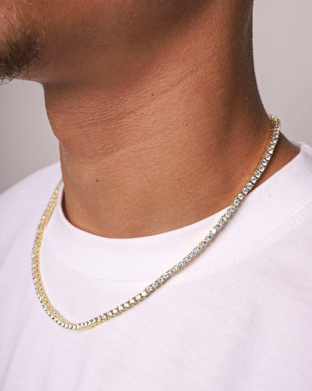 ICE BREAKER CHAIN. - 3MM 18K GOLD Chains Evarlox   