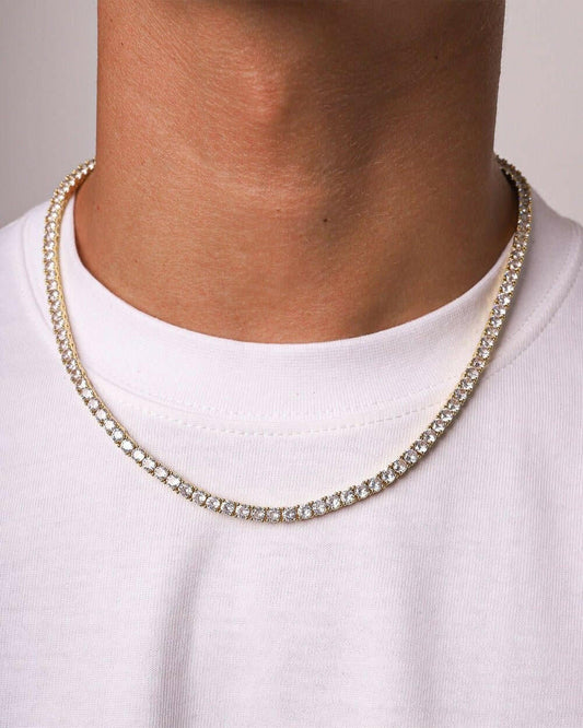 ICE BREAKER CHAIN. - 4MM 18K GOLD Chains Evarlox   