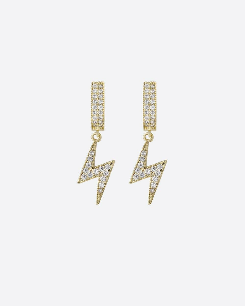 LIGHTNING EARRINGS. - 14K GOLD Earrings Evarlox   