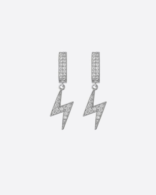 LIGHTNING EARRINGS. - WHITE GOLD Earrings Evarlox   