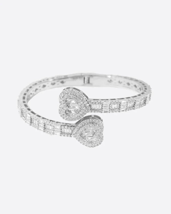 LOVE BANGLE BRACELET. - WHITE GOLD Bracelets Evarlox   