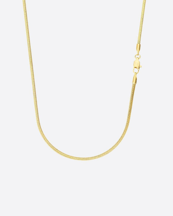 CLEAN SNAKE CHAIN. - 2MM 18K GOLD Chains Evarlox   